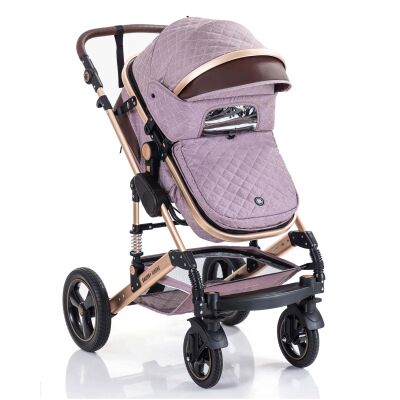 Daliya® BAMBIMO 2in1 Kinderwagen & Buggy (Rose - Gold)