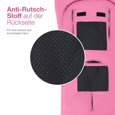 Daliya® ArcticLine Winterfußsack & Schlafsack (Rosa)