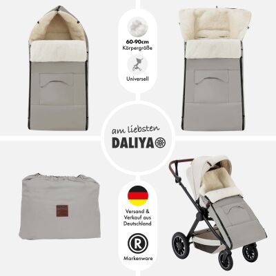 Daliya® ALPINO Fuß- und Schlafsack (Grau)