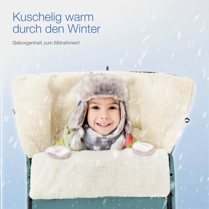 Daliya® ALPINO Fuß- und Schlafsack (Türkis)