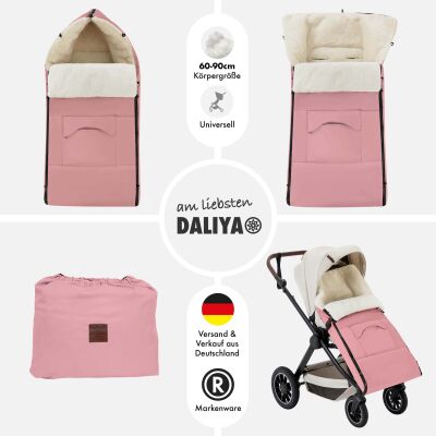 Daliya® ALPINO Fuß- und Schlafsack (Rosa)