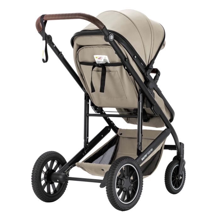 Daliya® FLEXI-PRO M 3in1 Kinderwagen & Buggy mit i-Size Babyschale (Beige Leinen)