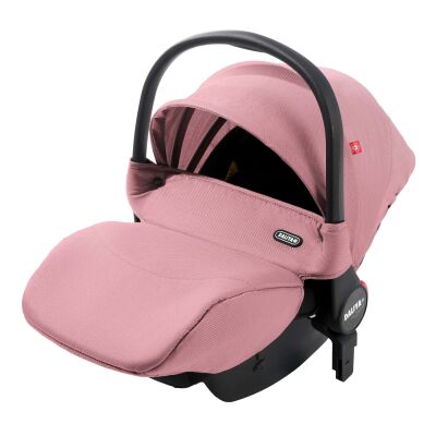 Daliya® FLEXI-PRO M 3in1 Kinderwagen & Buggy mit i-Size Babyschale (Rosa Leinen)