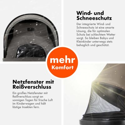 Daliya® FLEXI-PRO M 3in1 Kinderwagen & Buggy mit i-Size Babyschale (Farbauswahl)