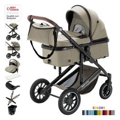 Daliya® FLEXI-PRO M 3in1 Kinderwagen & Buggy mit...