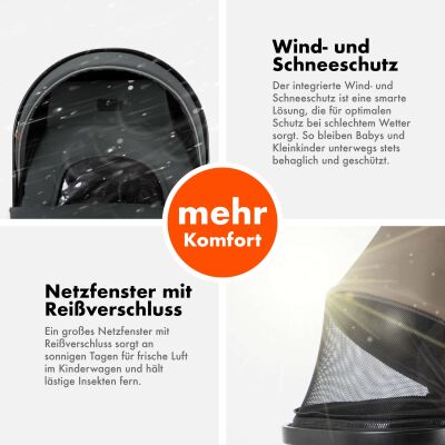 Daliya® FLEXI-PRO M 3in1 Kinderwagen & Buggy mit i-Size Babyschale (Farbauswahl)