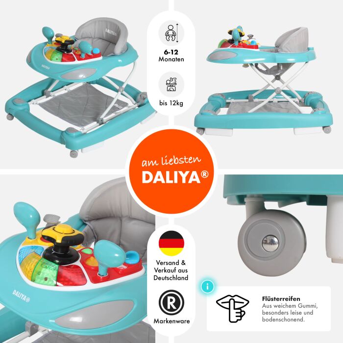 Daliya® BELLINO 4in1 Spiel- und Lauflernwagen...