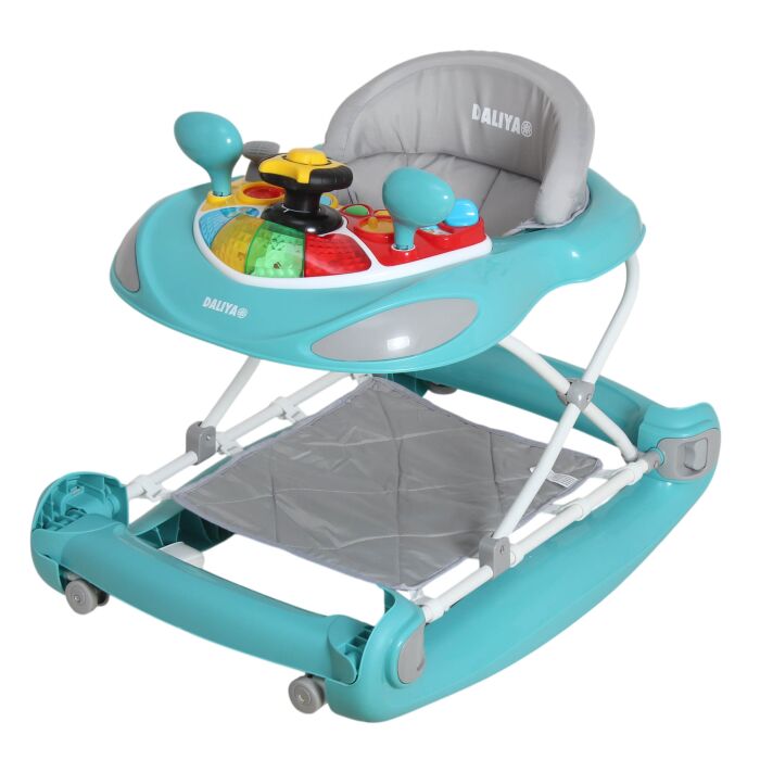 Daliya® BELLINO 4in1 Spiel- und Lauflernwagen (Petrolgrün)