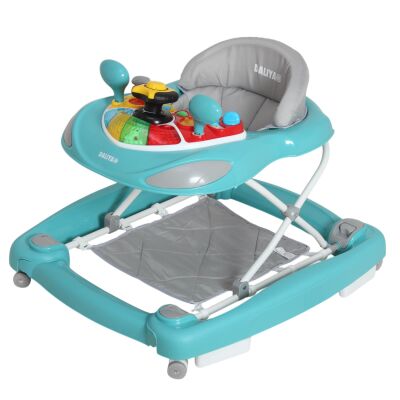 Daliya® BELLINO 4in1 Spiel- und Lauflernwagen (Petrolgrün)
