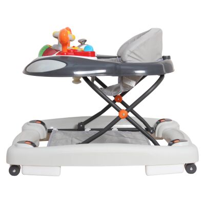 Daliya® BELLINO 4in1 Spiel- und Lauflernwagen (Grau)