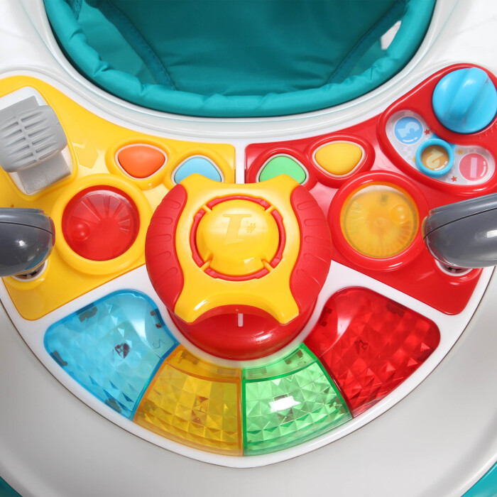 Daliya® BELLINO 4in1 Spiel- und Lauflernwagen (Türkis)