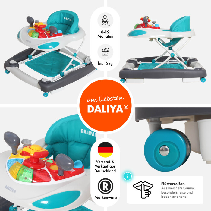 Daliya® BELLINO 4in1 Spiel- und Lauflernwagen...