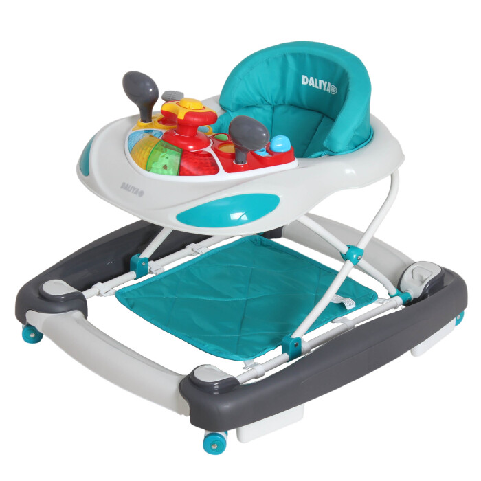 Daliya® BELLINO 4in1 Spiel- und Lauflernwagen (Türkis)