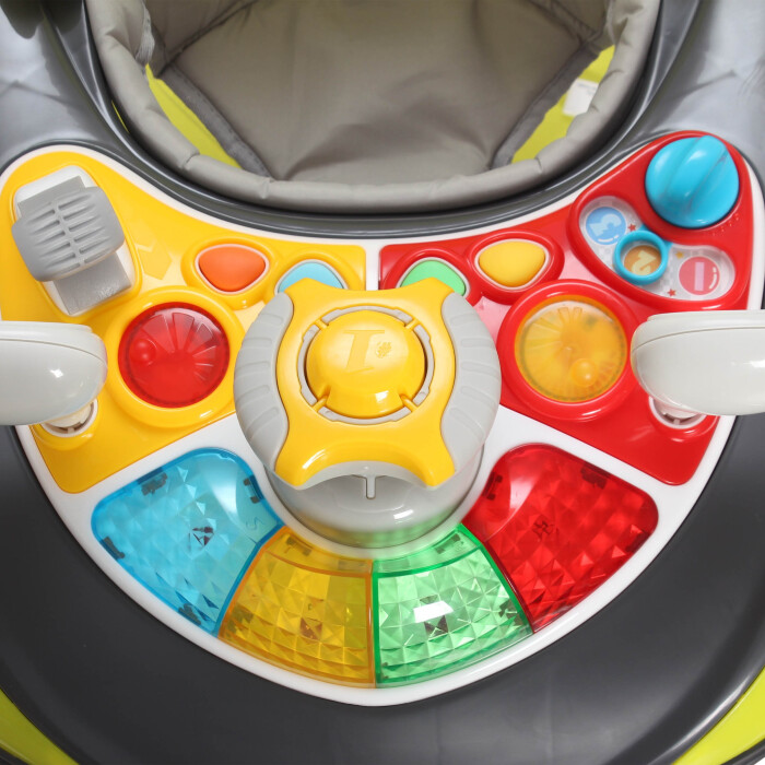 Daliya® BELLINO 4in1 Spiel- und Lauflernwagen (Limonengrün)