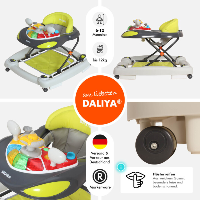 Daliya® BELLINO 4in1 Spiel- und Lauflernwagen...