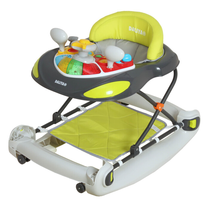 Daliya® BELLINO 4in1 Spiel- und Lauflernwagen (Limonengrün)