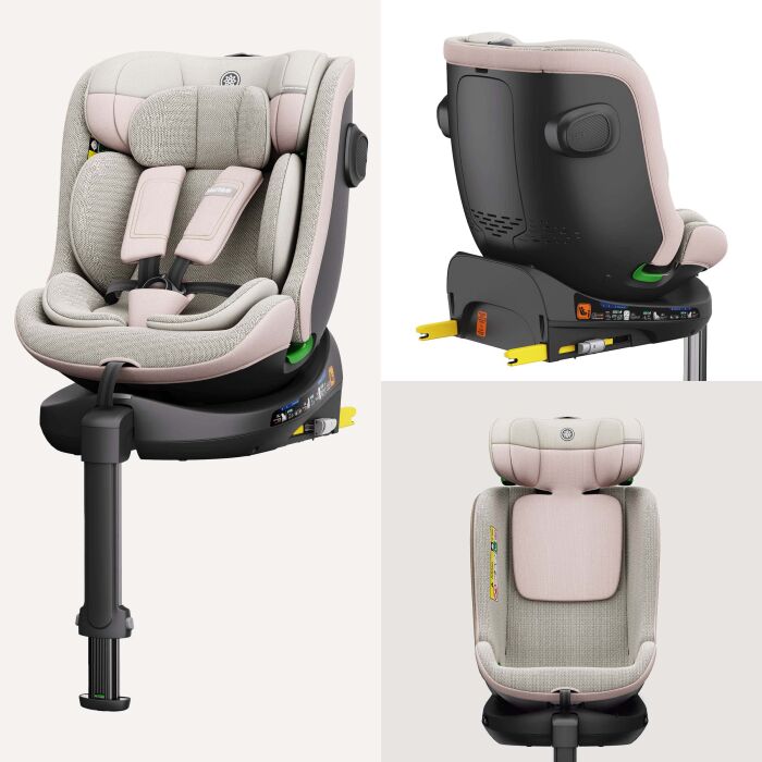 Daliya® BRAVO 360° i-Size Auto-Kindersitz (Pink)