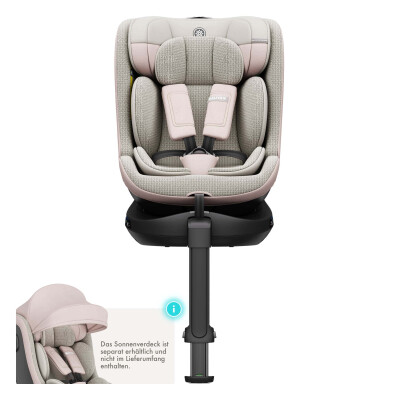 Daliya® BRAVO 360° i-Size Auto-Kindersitz (Pink)