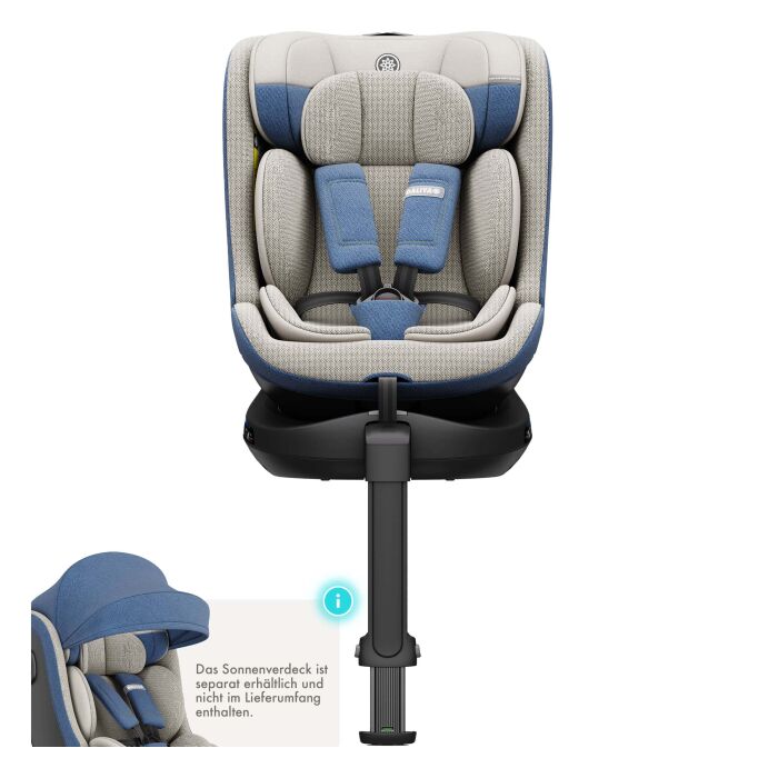 Daliya® BRAVO 360° i-Size Auto-Kindersitz (Hellblau)