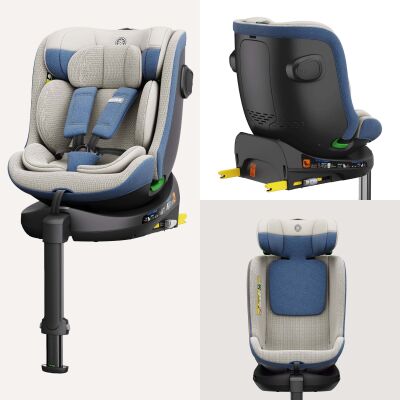 Daliya® BRAVO 360° i-Size Auto-Kindersitz (Hellblau)