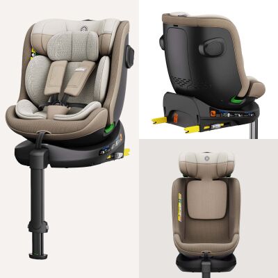 Daliya® BRAVO 360° i-Size Auto-Kindersitz (Beige)