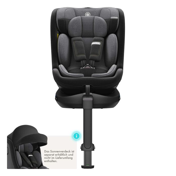 Daliya® BRAVO 360° i-Size Auto-Kindersitz (Schwarz)