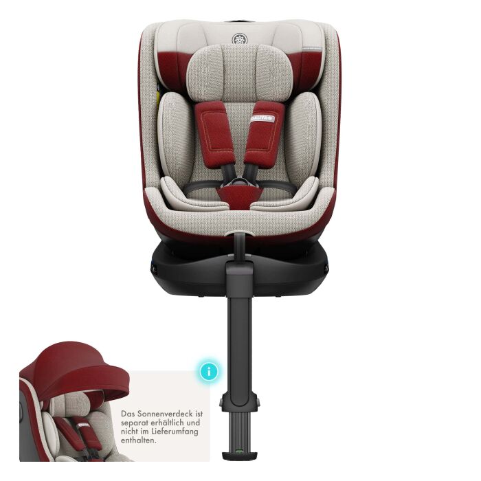 Daliya® BRAVO 360° i-Size Auto-Kindersitz (Rot)