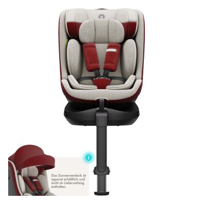 Daliya® BRAVO 360° i-Size Auto-Kindersitz (Rot)