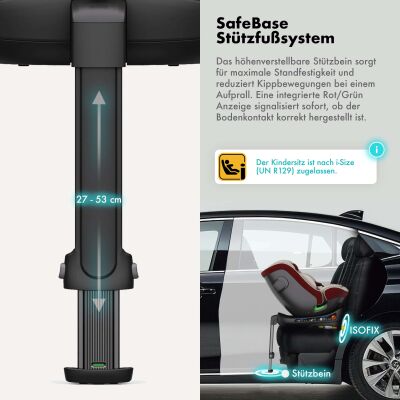Daliya® BRAVO 360° i-Size Auto-Kindersitz (Rot)