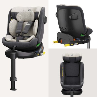 Daliya® BRAVO 360° i-Size Auto-Kindersitz (Dunkelgrau)