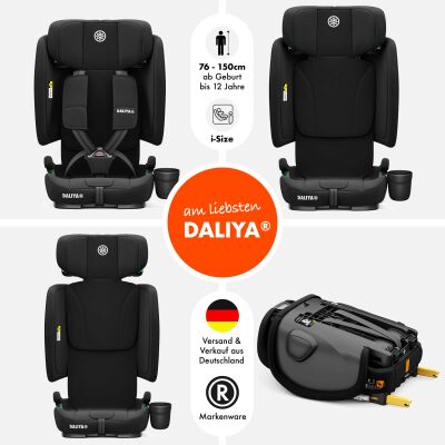 Daliya® JOYMAX i-Size Kinderautositz 76-150cm (Schwarz)