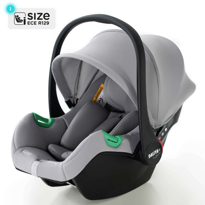 Daliya® BAMBIMO 3in1 Kinderwagen und Buggy mit Auto-Babyschale, XXL-Set (Schwarz - Gold)