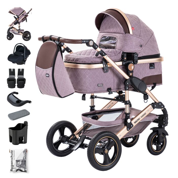 Daliya® BAMBIMO 3in1 Kinderwagen und Buggy mit...