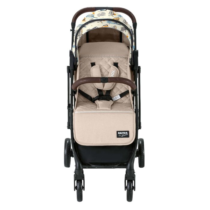 Daliya® YOOPI Reisebuggy, kompakt faltbar, mit Teleskopgriff, Flugzeug Buggy