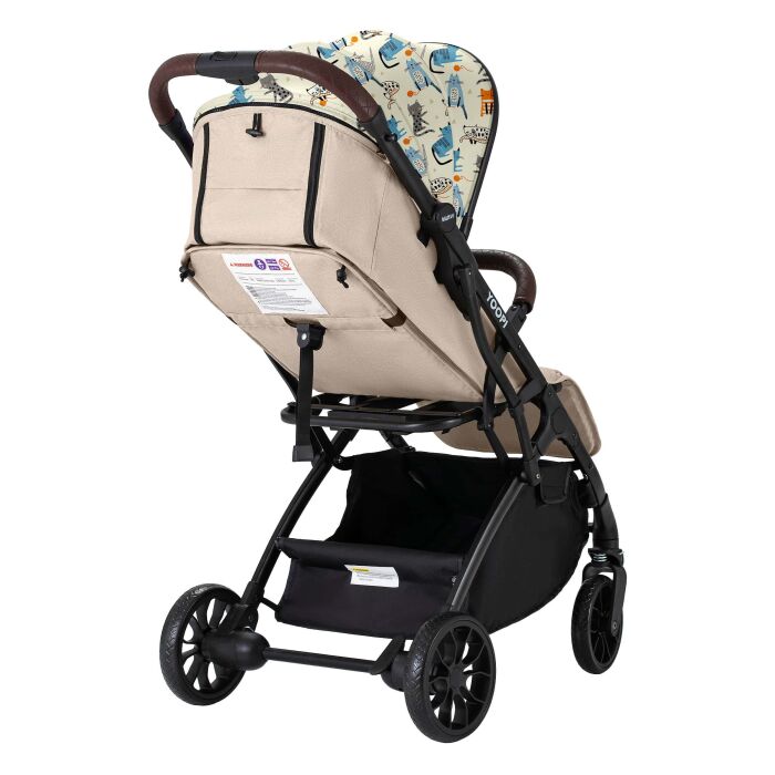 Daliya® YOOPI Reisebuggy, kompakt faltbar, mit Teleskopgriff, Flugzeug Buggy