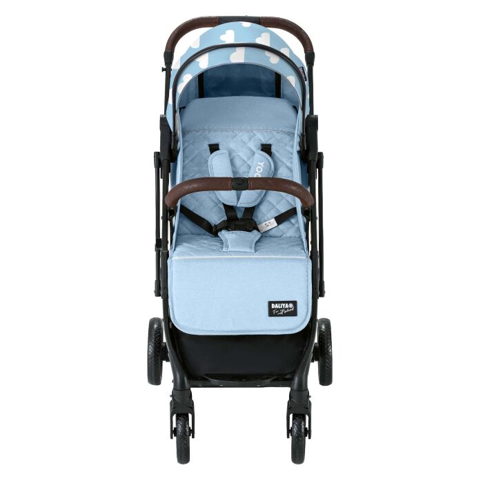 Daliya® YOOPI Reisebuggy, kompakt faltbar, mit Teleskopgriff, Flugzeug Buggy