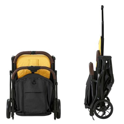 Daliya® YOOPI Reisebuggy, kompakt faltbar, mit Teleskopgriff, Flugzeug Buggy