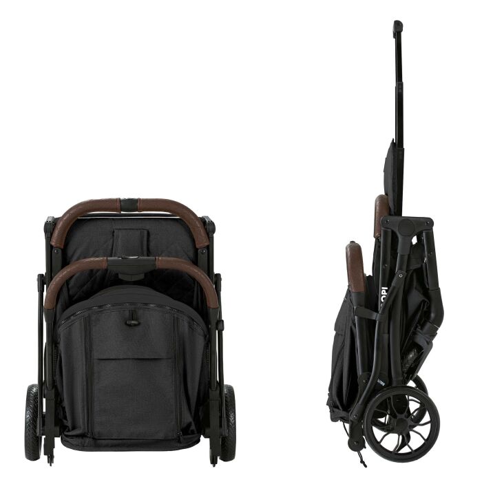 Daliya® YOOPI Reisebuggy, kompakt faltbar, mit Teleskopgriff, Flugzeug Buggy