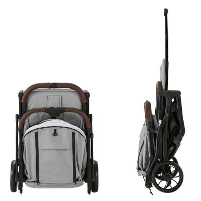 Daliya® YOOPI Reisebuggy, kompakt faltbar, mit Teleskopgriff, Flugzeug Buggy