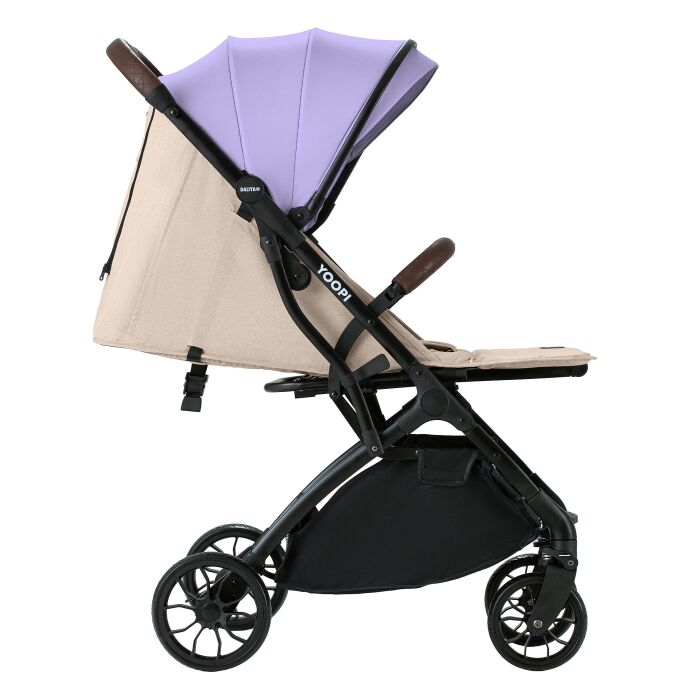 Daliya® YOOPI Reisebuggy, kompakt faltbar, mit Teleskopgriff, Flugzeug Buggy